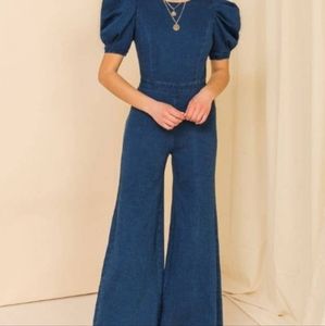Flying tomato denim Jumpsuit